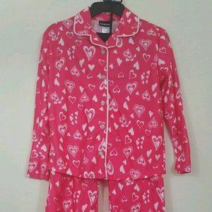 Girls JoeBoxer Pajamas Flannel Set Pants And Shirt